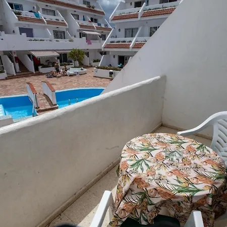 Location P, Terrace With Pool View, Sunny, Quiet, Wifi * Playa de las Americas (Tenerife)